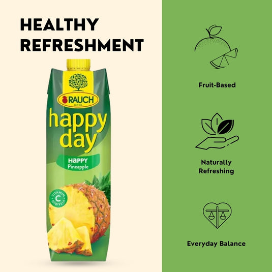 RAUCH Happy Day Pineapple Ananás 35% Fruit Drink 1 L PET