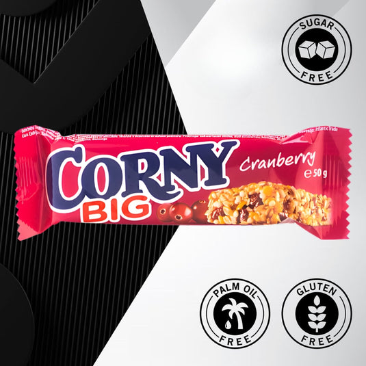 CORNY BIG Cranberry 50 g (Pack of 24)