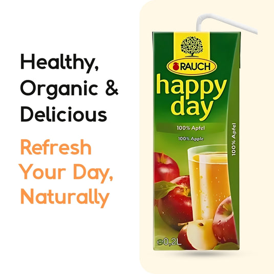 RAUCH 快乐苹果汁 100% – 0.2 升 – 27 瓶装