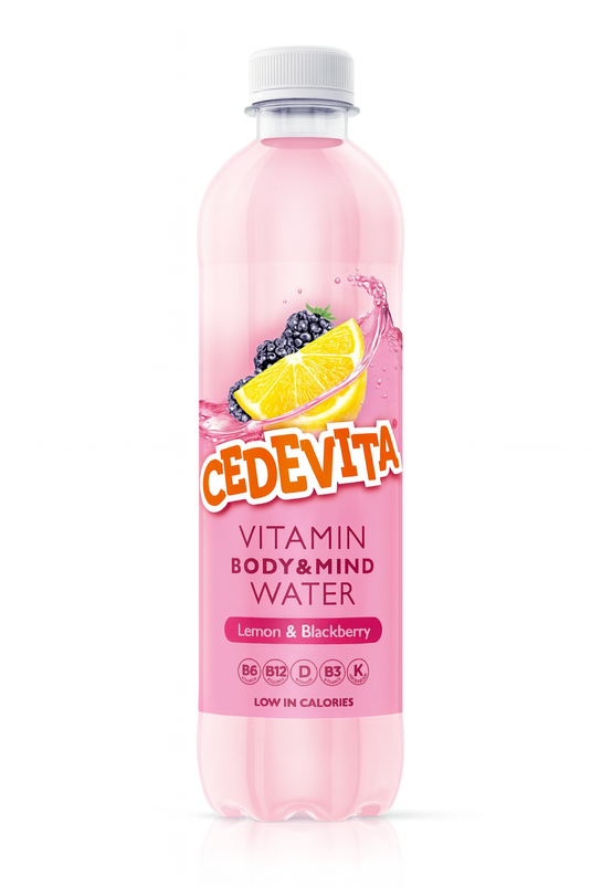 Cedevita Multivitamin drink (lemon and blackberry) 12 pack of 0,5 L bottles
