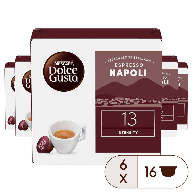 Load image into Gallery viewer, Espresso Napoli capsules DOLCE GUSTO BUNDLE - 96CAPS.
