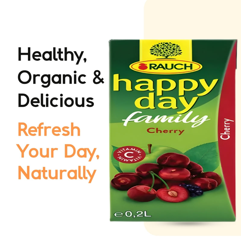 Load image into Gallery viewer, RAUCH Happy Day Cherry 35% Fruit Drink 27 x  0.2 L PET
