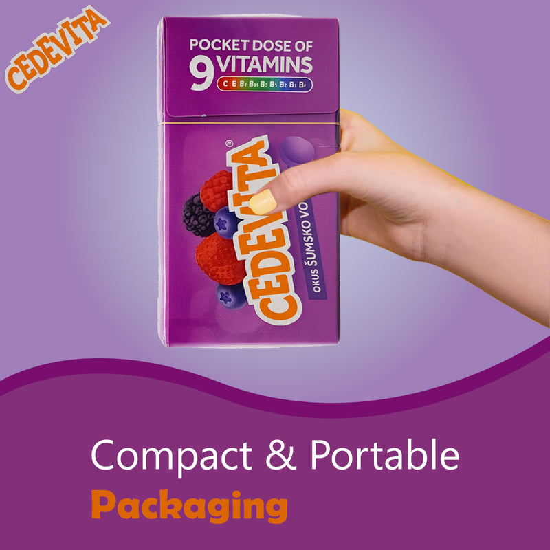 Load image into Gallery viewer, Pack of 8 Cedevita Multivitamin Healthy and Sweet Candies (Forest Fruits)

