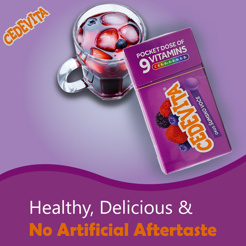 Load image into Gallery viewer, Pack of 8 Cedevita Multivitamin Healthy and Sweet Candies (Forest Fruits)
