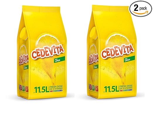 Cedevita Lemon 2 x 900 g Limun Shower Powder Makes 23 L Juice Alcohol-free from Croatia