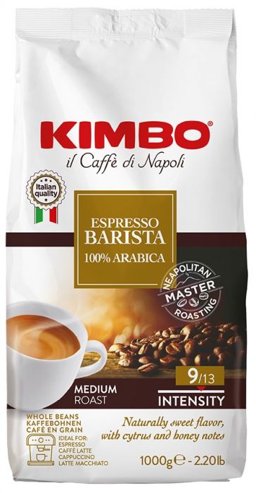 将图像加载到画廊查看器中，KIMBO Barista 100% 阿拉比卡咖啡豆 – 1公斤
