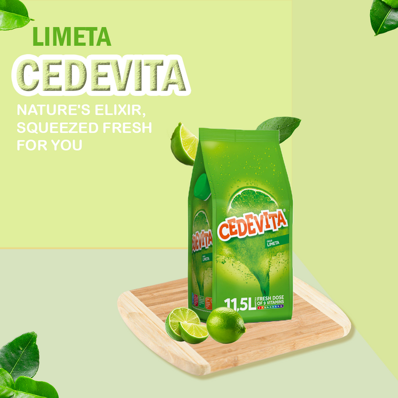 Load image into Gallery viewer, Cedevita Lime 9 Vitamins Makes 11.5 L
