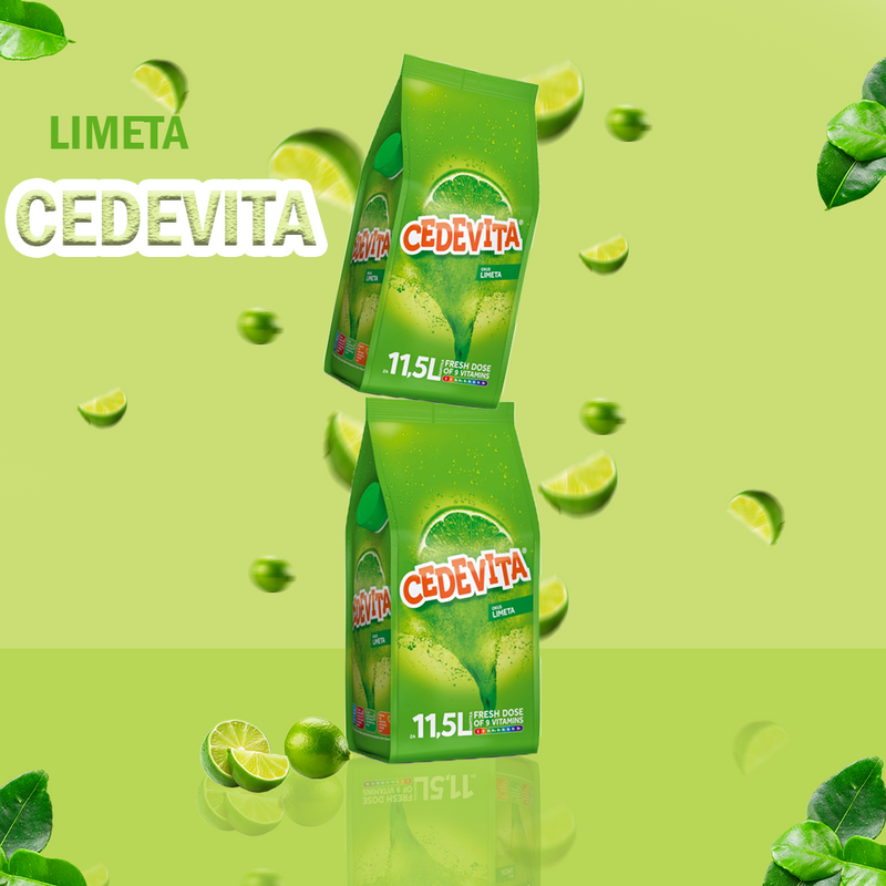 Load image into Gallery viewer, Cedevita Lime 9 Vitamins Makes 11.5 L
