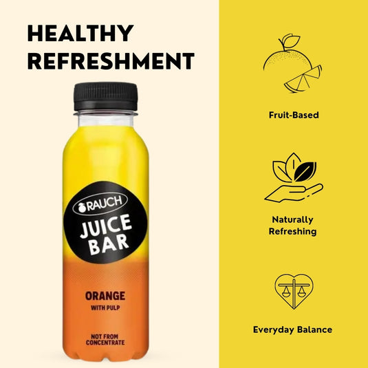 RAUCH Rauch Juice Bar Orange 0.33 L PET (6 Pack)