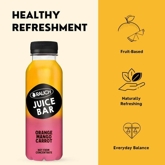 RAUCH Juice Bar Orange-Mango-Coral Berry 6 x  0.33L PET