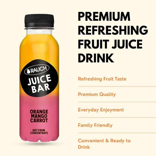 RAUCH Juice Bar Orange-Mango-Coral Berry 6 x  0.33L PET