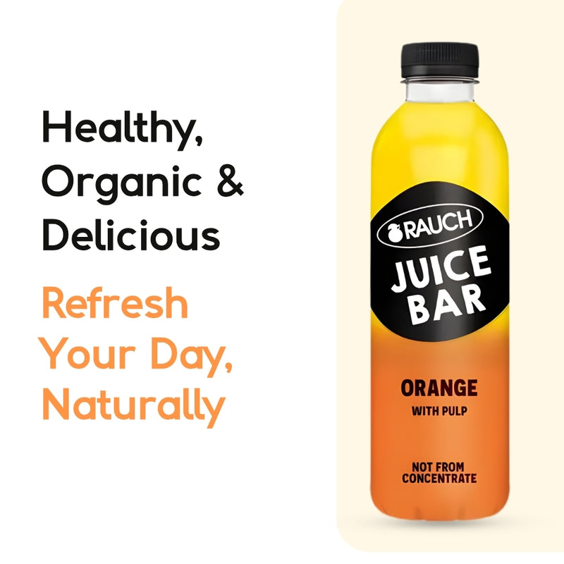 Load image into Gallery viewer, RAUCH Rauch Juice Bar Orange 0.8 L PET (6 Pack)
