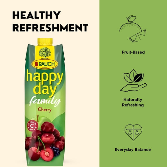 RAUCH Happy Day Cherry 20% Fruit Drink 1 L PET