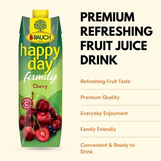 RAUCH Happy Day Cherry 20% Fruit Drink 1 L PET