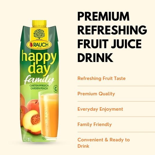 RAUCH Happy Day Peach 35% Juice Drink 1 L PET