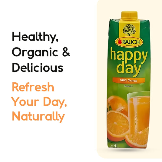 RAUCH Happy Day Orange 100% Juice 1.5 L PET