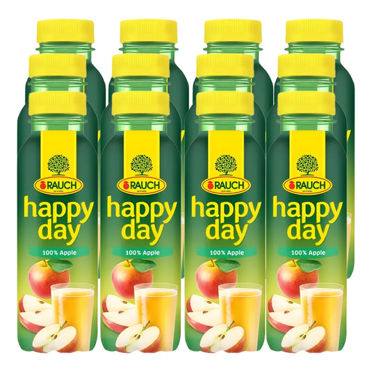 RAUCH Happy Day Apple 100% Juice 12 x  0.33 L PET