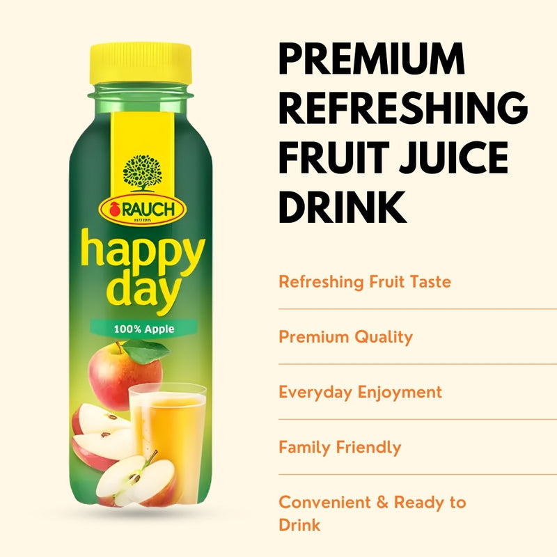 갤러리 뷰어에 이미지 로드, RAUCH Happy Day Apple 100% Juice 12 x  0.33 L PET
