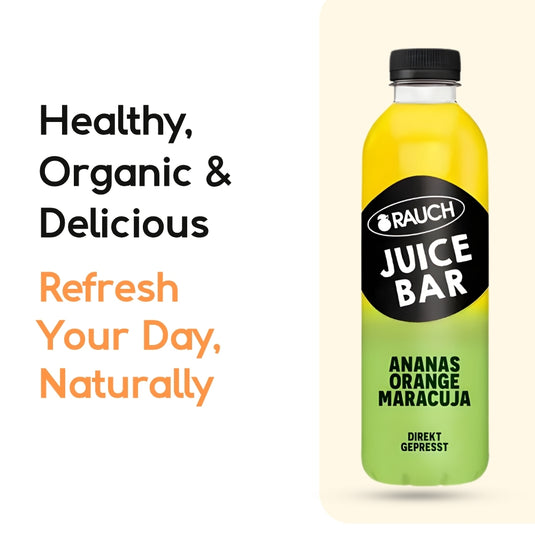 RAUCH Rauch Juice Bar Pineapple-Orange-Passion Fruit 0.8 L PET (6 Pack)