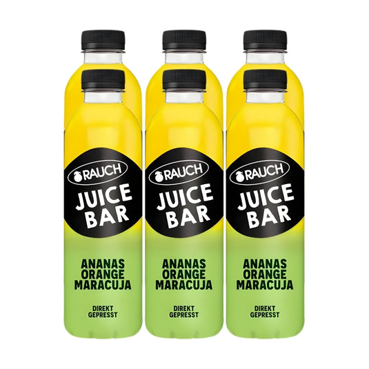 RAUCH Rauch Juice Bar Pineapple-Orange-Passion Fruit 0.8 L PET (6 Pack)