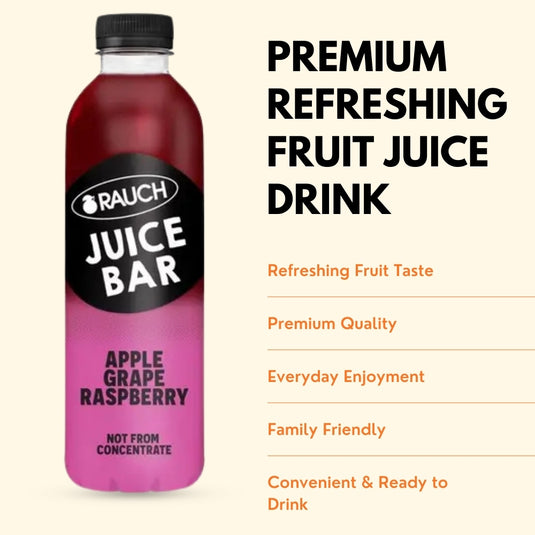 RAUCH Juice Bar Apple-Grape-Raspberry 6 x  0.8L PET