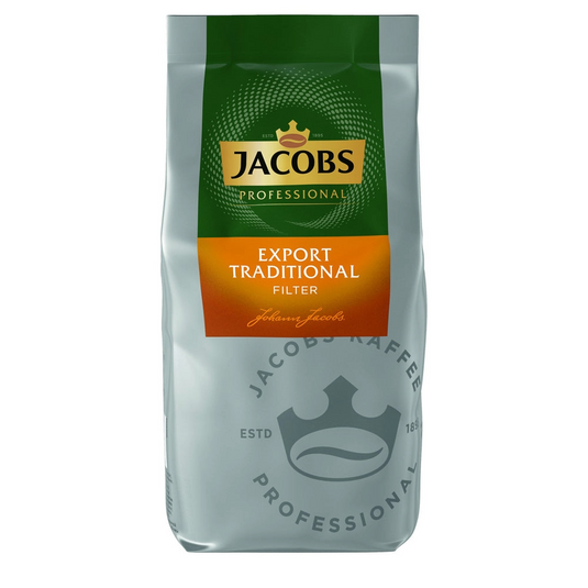Checked - Jacobs Professional Export Traditional 1 kg – Ground Filter Coffee – Rich, Spicy Aroma & Full‑Bodied Taste