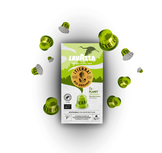 LAVAZZA NESPRESSO TIERRA FOR PLANET. Master Case 100 CAPS.