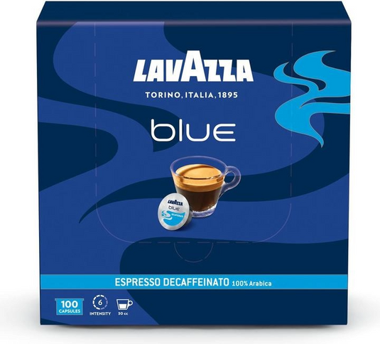LAVAZZA 100 CAPS BLUE SYSTEM  - DECAFFEINATO