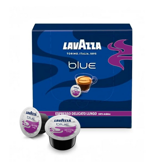 LAVAZZA 100 CAPS BLUE SYSTEM  - DELICATO LUNGO