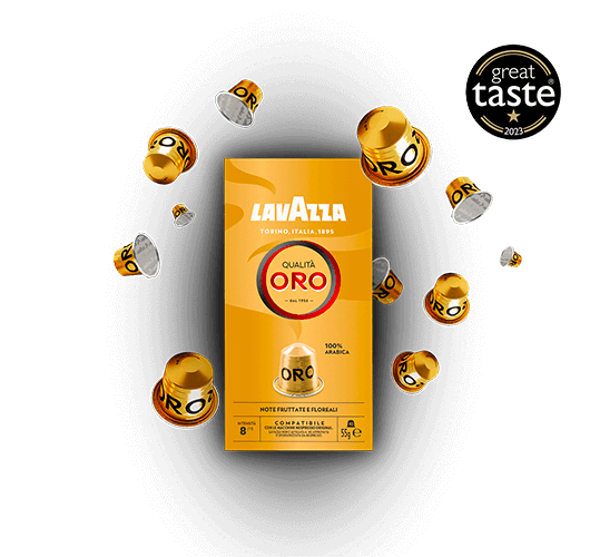 LAVAZZA NESPRESSO QUALITA ORO. Master case 100 CAPS.