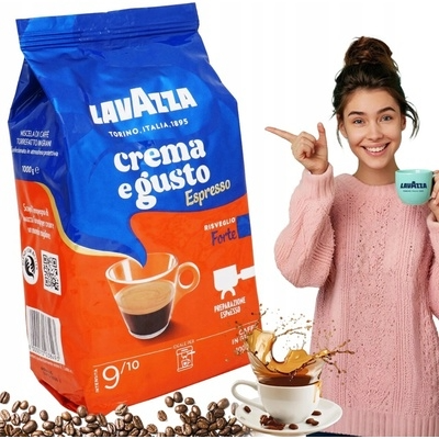 LAVAZZA 1KG CREMA E GUSTO ESPRESSO FORTE 9  - BEANS
