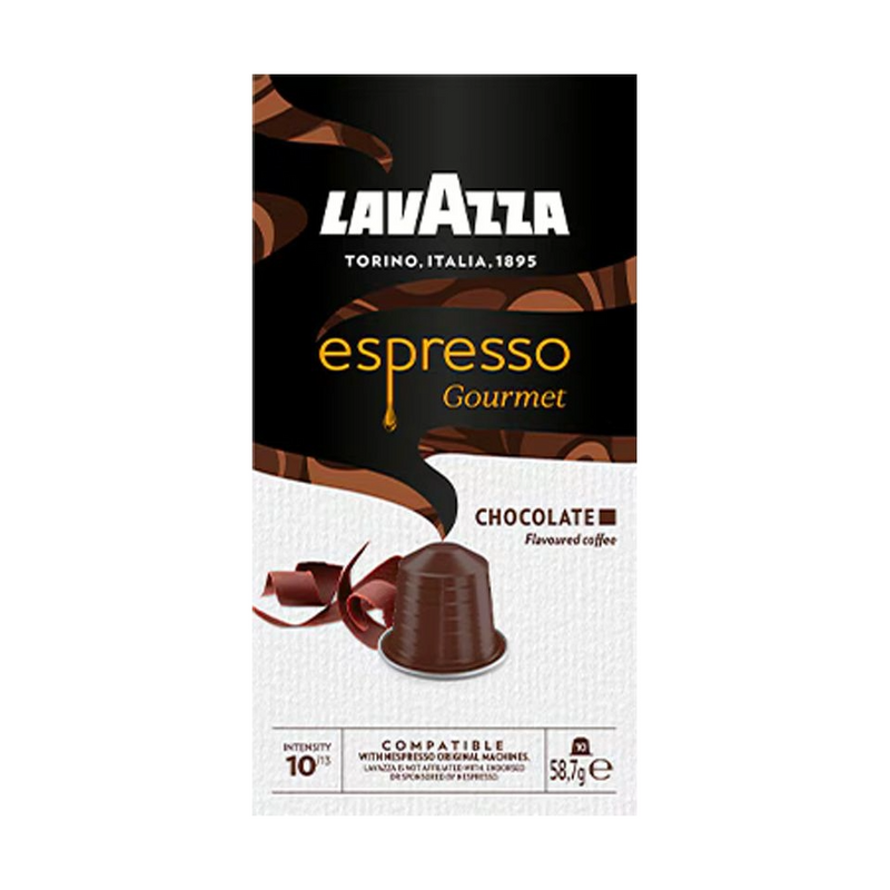 Load image into Gallery viewer, LAVAZZA NESPRESSO ESPRESSO CHOCOLATE. Master case 100 CAPS.
