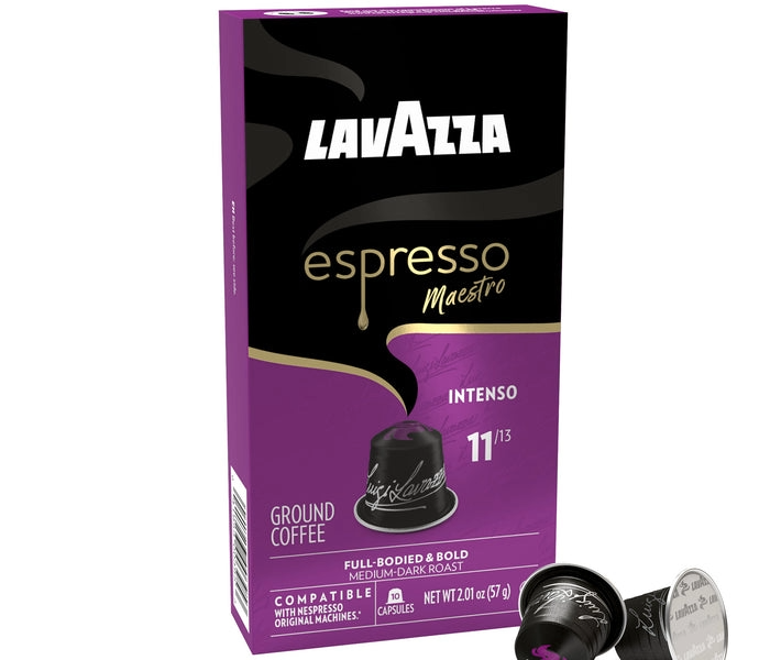 Load image into Gallery viewer, LAVAZZA NESPRESSO MAESTRO INTENSO. Master case 100 CAPS.
