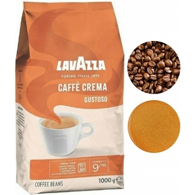 LAVAZZA 1KG CAFFE CREMA GUSTOSO  - BEANS