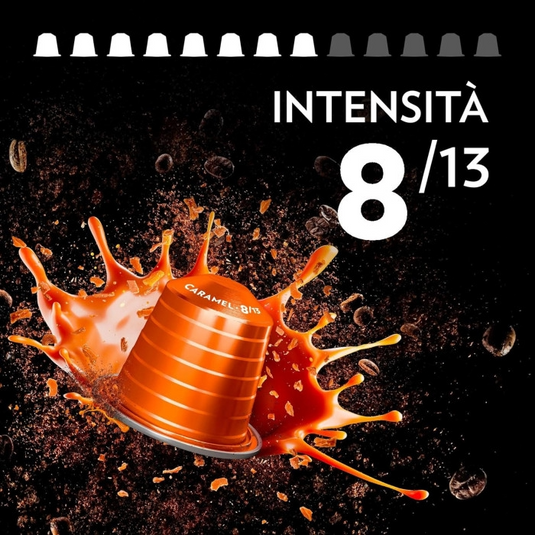 LAVAZZA NESPRESSO ESPRESSO CARAMEL. Master case 100 CAPS.