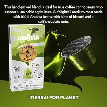 LAVAZZA NESPRESSO TIERRA FOR PLANET。大包装 100 粒装。
