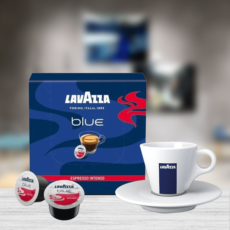 将图像加载到画廊查看器中，LAVAZZA 100 粒蓝色系统 - 浓缩浓缩咖啡
