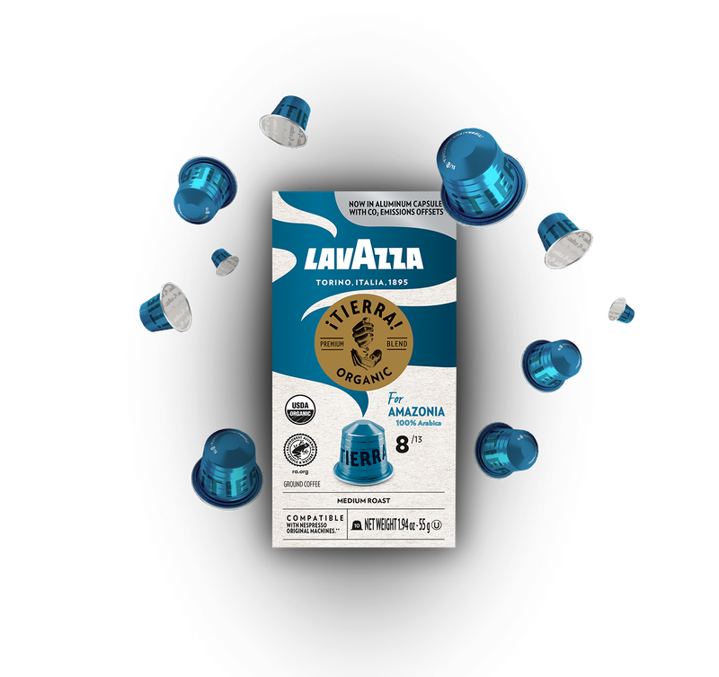 将图像加载到画廊查看器中，LAVAZZA NESPRESSO TIERRA 亚马逊。主箱 100 粒。 
