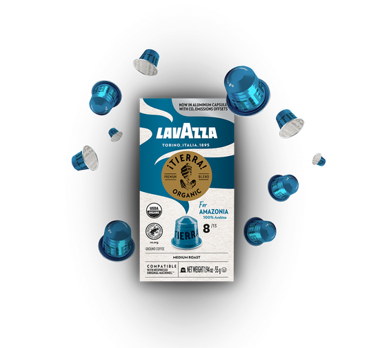 LAVAZZA NESPRESSO TIERRA AMAZONIA.  Master Case 100 CAPS.