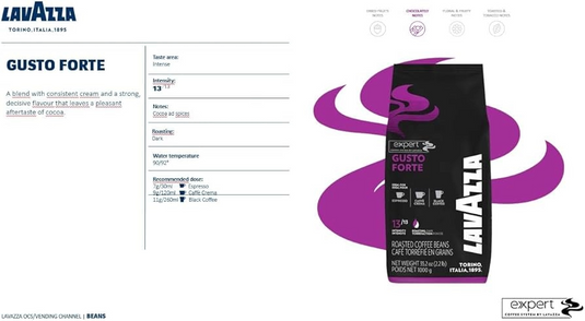 LAVAZZA 1KG EXPERT GUSTO FORTE  - BEANS