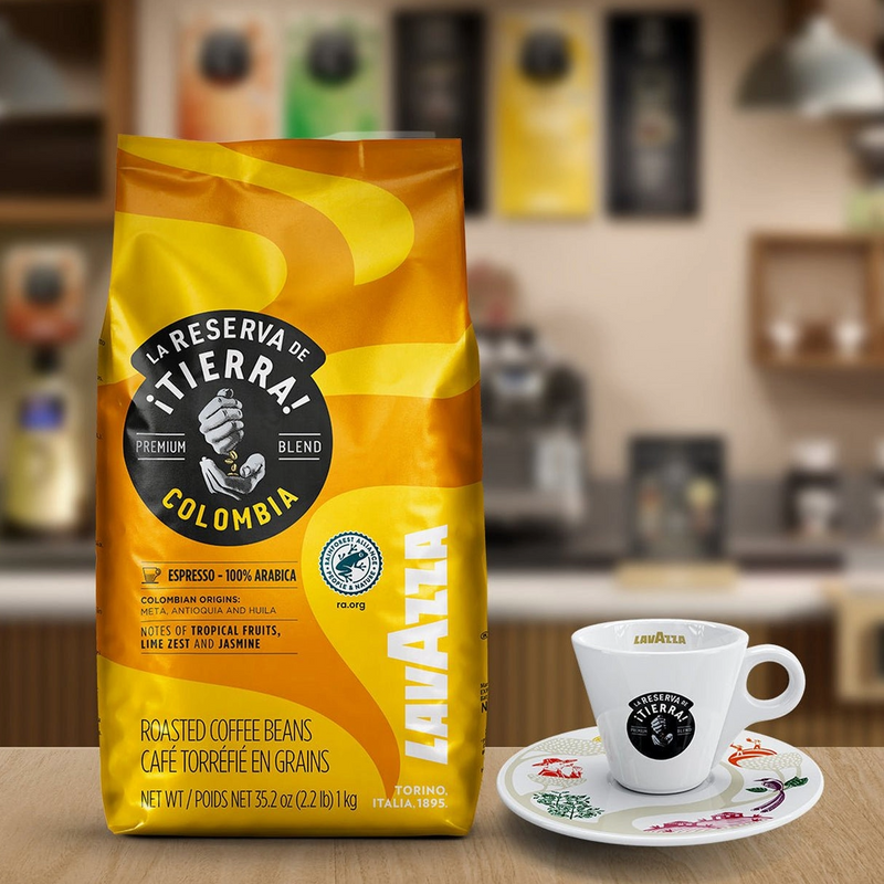 Load image into Gallery viewer, LAVAZZA 1KG TIERRA COLUMBIA ESPRESSO  - BEANS
