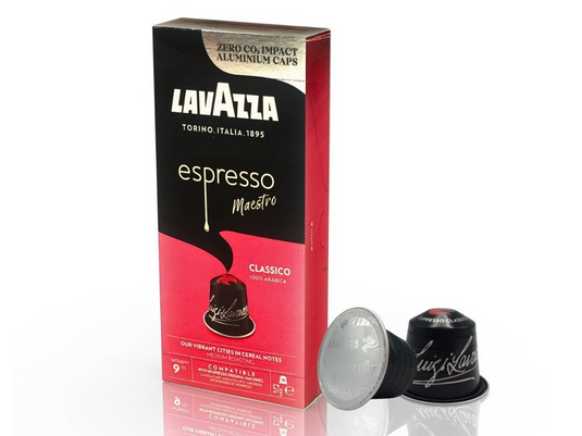 LAVAZZA NESPRESSO MAESTRO CLASSICO. Master case 100 caps.