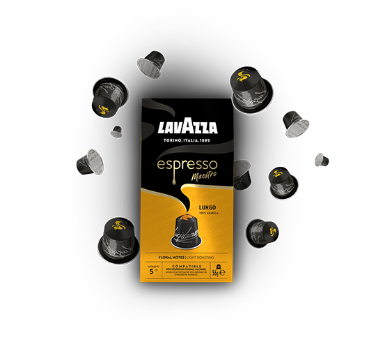 LAVAZZA NESPRESSO MAESTRO LUNGO. Master case 100 CAPS.