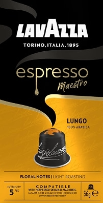 LAVAZZA NESPRESSO MAESTRO LUNGO. Master case 100 CAPS.