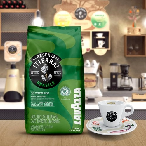 LAVAZZA 1KG TIERRA BRAZIL INTENSE GREEN  - BEANS