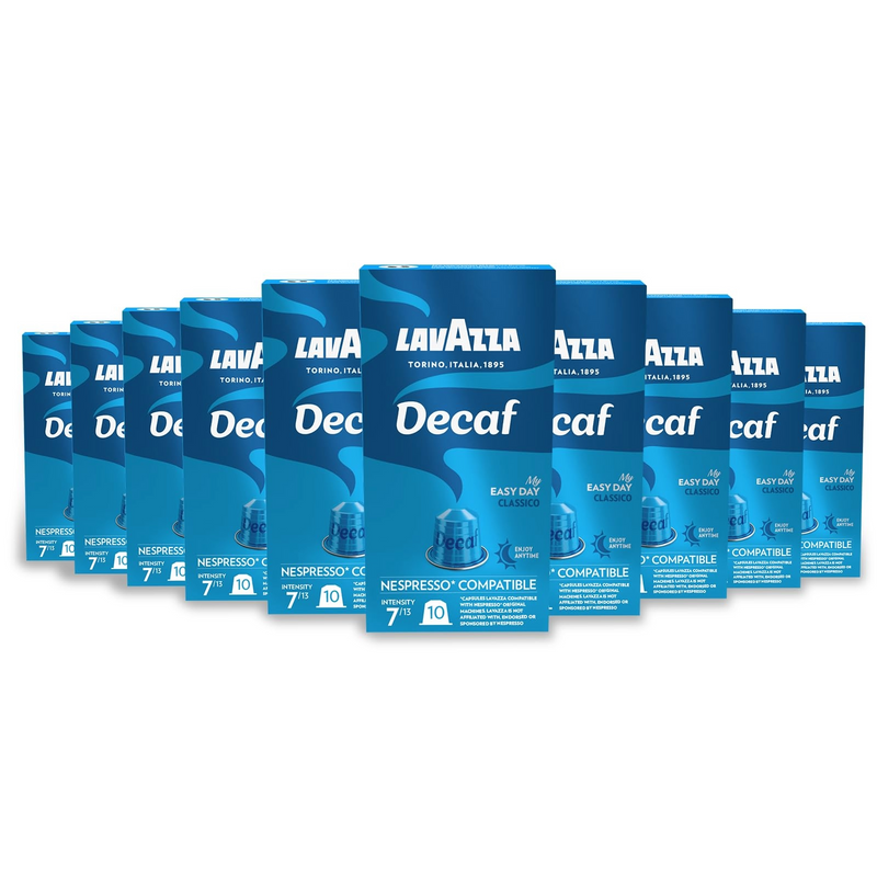 Load image into Gallery viewer, LAVAZZA NESPRESSO DEK. Master case 100 CAPS.
