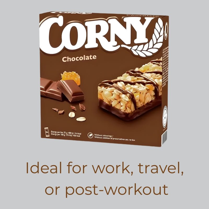 Load image into Gallery viewer, CORNY Z Milk Chocolate Cereal Bars 150 g (Pack of 10)
