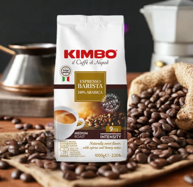 将图像加载到画廊查看器中，KIMBO Barista 100% 阿拉比卡咖啡豆 – 1公斤
