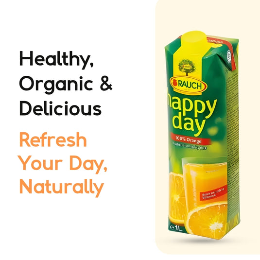 RAUCH Happy Day Orange Juice with Pulp 100% 1 L PET