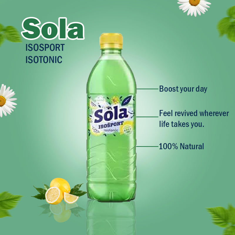 갤러리 뷰어에 이미지 로드, SOLA ISOŠPORT Isotonic Sports Drink 0.5L PET
